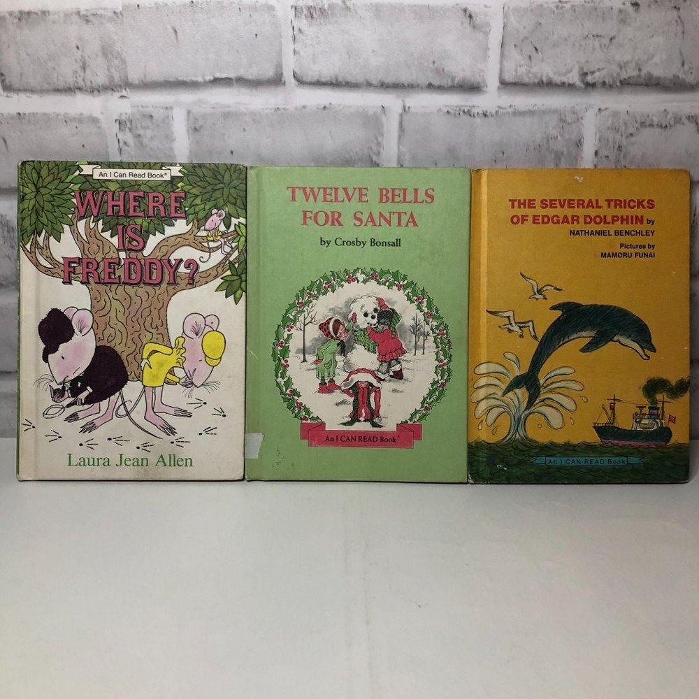 (3) An I Can Read Vintage Book Bundle.